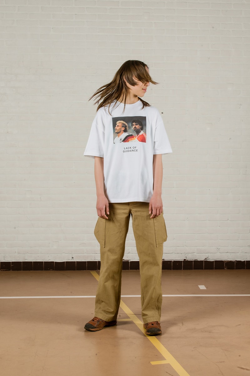 Lack of Guidance lookbook spring/summer 2021 ss21 football inspired clothing t-shirts sweats hoodies release info