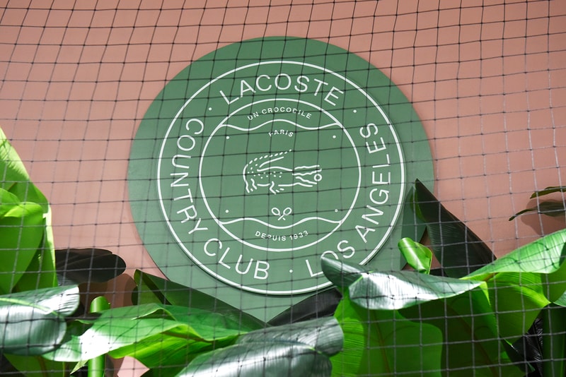 tennis sport country club melrose place los angeles ping pong tabel pink green core collection retail concept