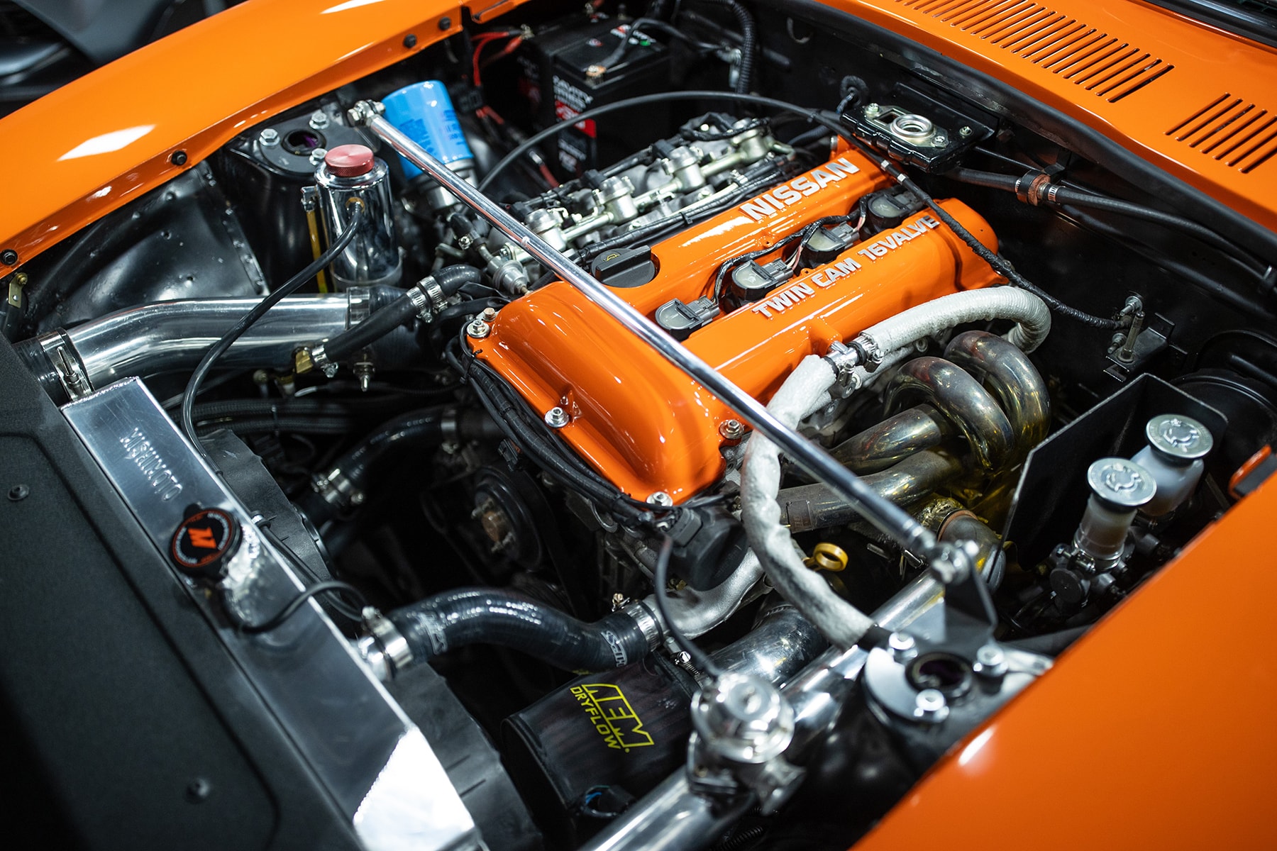 Photographer Larry Chen's Orange 1970 Datsun 240Z Nissan Drift Fast Furious Hoonigan Modified