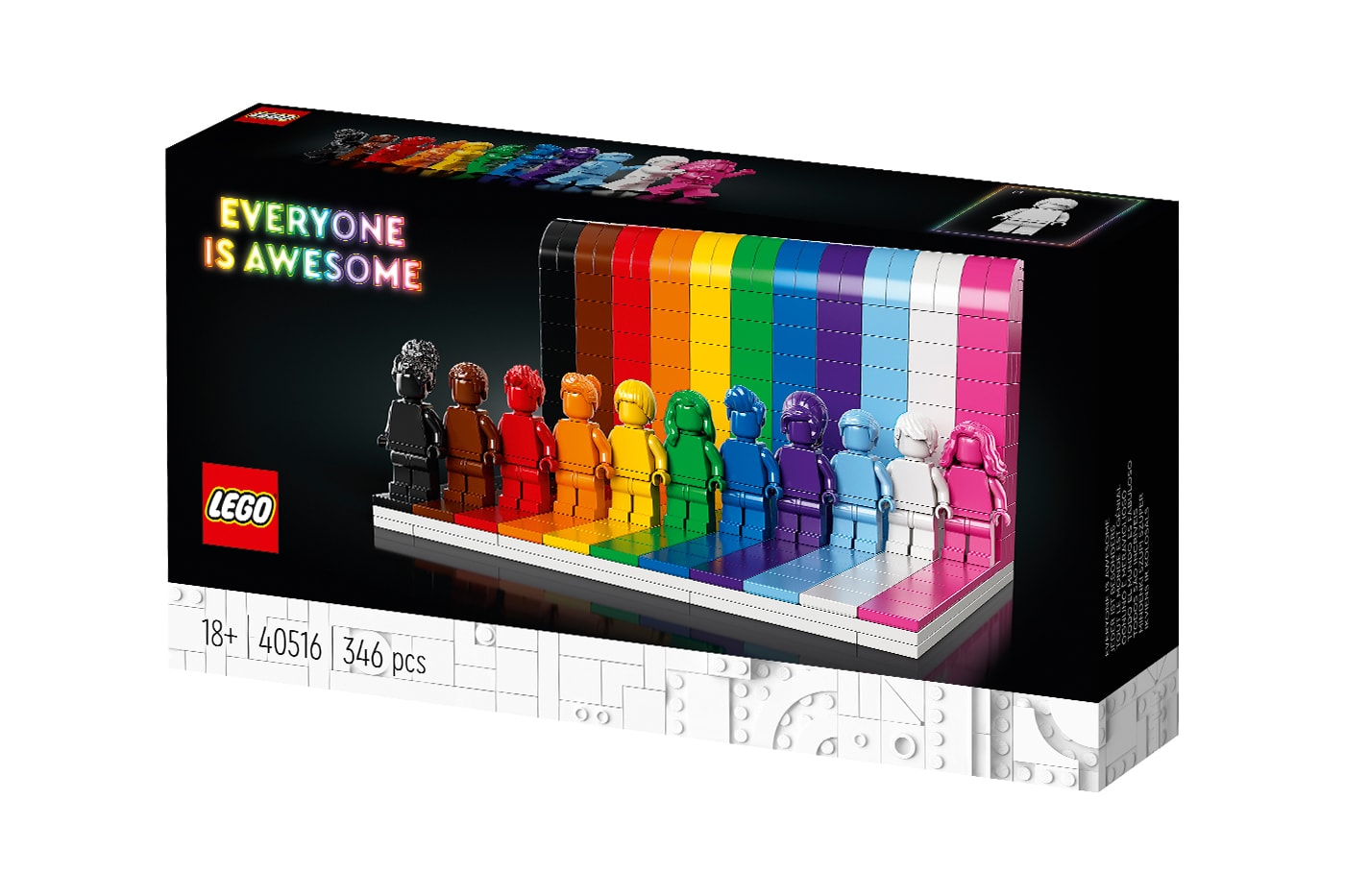 LEGO Pride Month Set Everyone is Awesome Release Info  LGBTQIA+ community