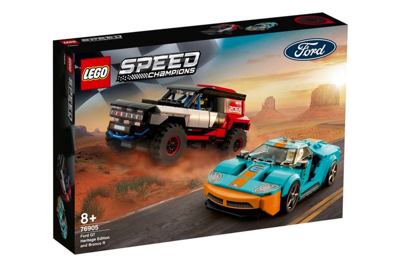 LEGO Speed ​​Champions announces new 2021 building block model lineup Koenigsegg Jesko, Toyota GR supra, McLaren Elva, Chevrolet Corvette C8-R, 1968 Chevrolet Corvette, Dodge Mopar Dodge/ SRT Top Fuel Dragster, 1970 Dodge Challenger T/A, Ford GT Heritage Edition and Ford Bronco R