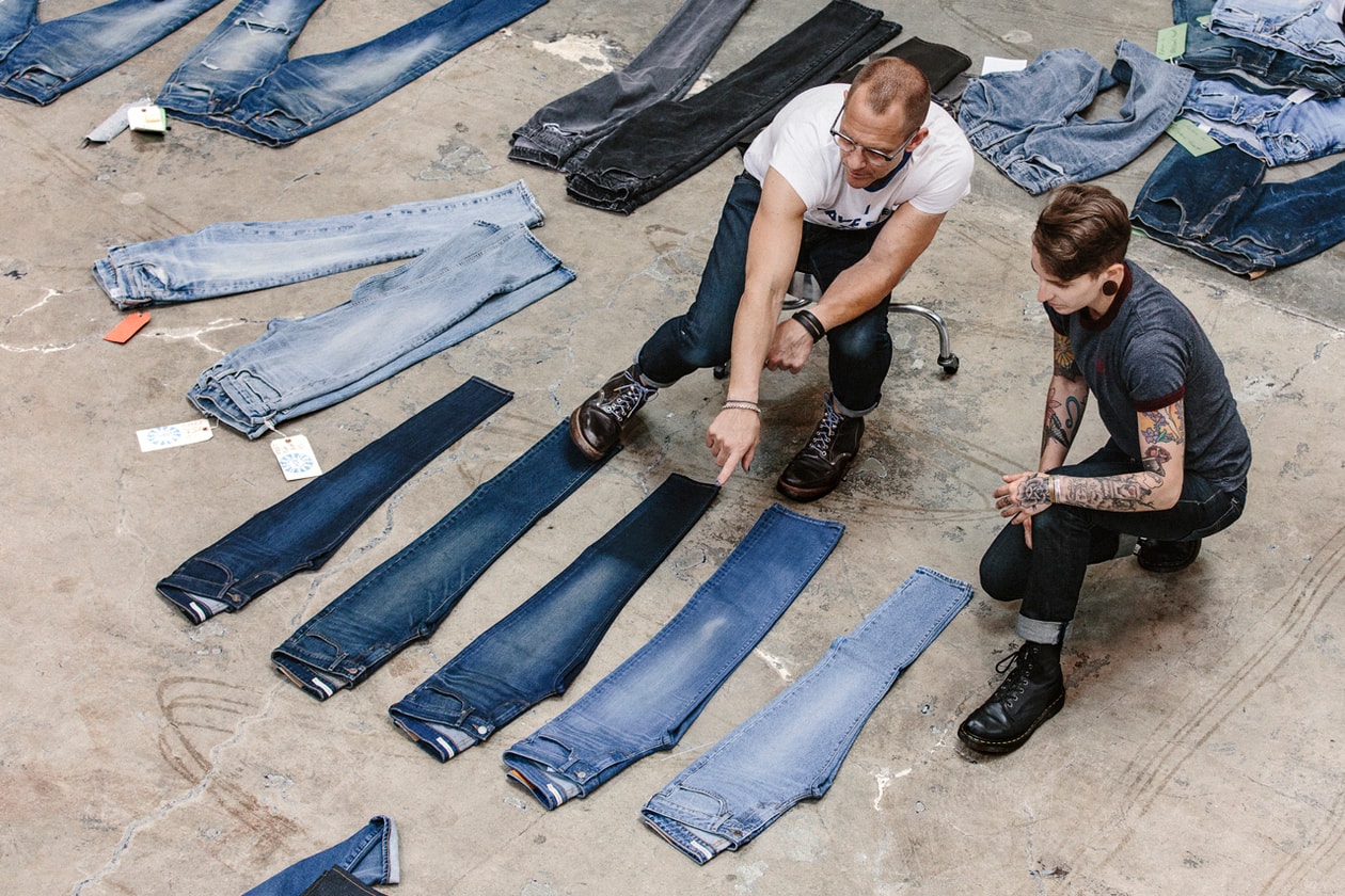 Levi's FLX Project Future-Led Execution Laser Denim Detail Sustainable 501s Jeans Bart Sights Innovation Tech Future Eco Friendly Washes Interview HYPEBEAST What the Tech Factory Eureka Lab