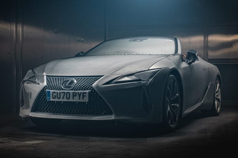 -18°C Is No Challenge for the Lexus LC 500 Convertible