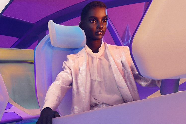 Lexus Taps Digital Supermodel Shudu to Test Drive the LF-Z Electrified Virtual Interiors