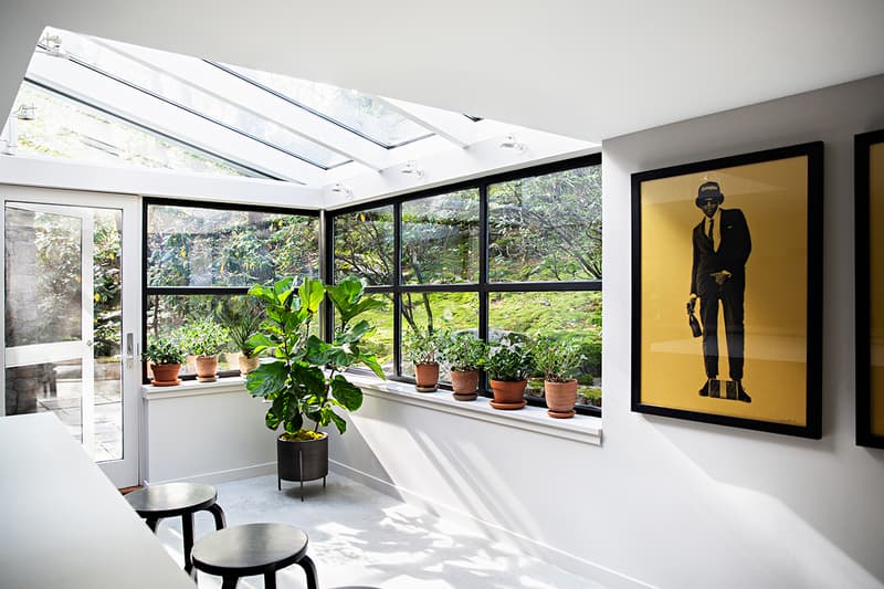 Lichten Architect Remodels Midcentury Home for Art-Collecting Client Midcentury Modern Residential Pavilion houses Connecticut Richard Serra Paula Scher Damien Hirst Ai Weiwei Joan Miró.