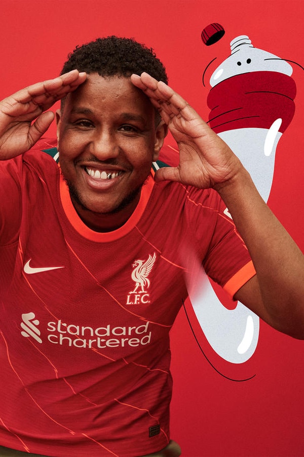 liverpool nike football soccer virgil van dijk home kit 2021/22 season champions league first look release informatio