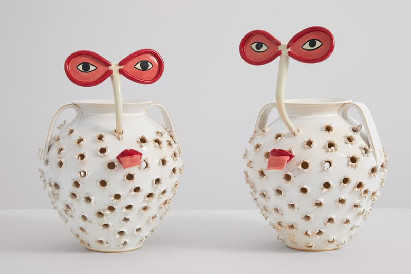 Latest LOEWE Weaves Collection Will Be Sold in Collaboration With Sotheby's accessories artisan crafted objects including artist-embellished Galician chestnut roasters, woven leather bags, baskets and accessories ark min chen laia arqueros Modern and Contemporary Art New York auctions fashion jonathan anderson jw anderson chestnut roasters
