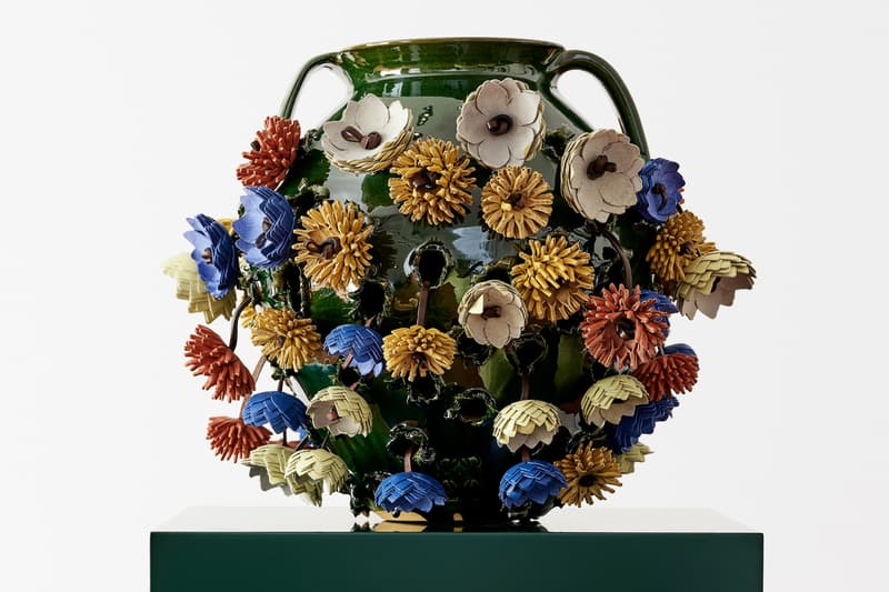 Latest LOEWE Weaves Collection Will Be Sold in Collaboration With Sotheby's accessories artisan crafted objects including artist-embellished Galician chestnut roasters, woven leather bags, baskets and accessories ark min chen laia arqueros Modern and Contemporary Art New York auctions fashion jonathan anderson jw anderson chestnut roasters
