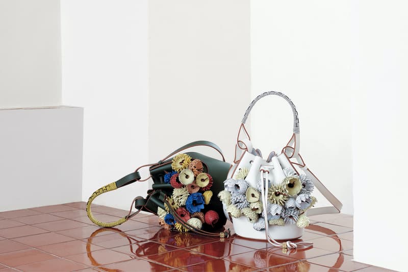 Latest LOEWE Weaves Collection Will Be Sold in Collaboration With Sotheby's accessories artisan crafted objects including artist-embellished Galician chestnut roasters, woven leather bags, baskets and accessories ark min chen laia arqueros Modern and Contemporary Art New York auctions fashion jonathan anderson jw anderson chestnut roasters