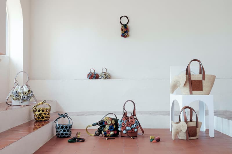 Latest LOEWE Weaves Collection Will Be Sold in Collaboration With Sotheby's accessories artisan crafted objects including artist-embellished Galician chestnut roasters, woven leather bags, baskets and accessories ark min chen laia arqueros Modern and Contemporary Art New York auctions fashion jonathan anderson jw anderson chestnut roasters
