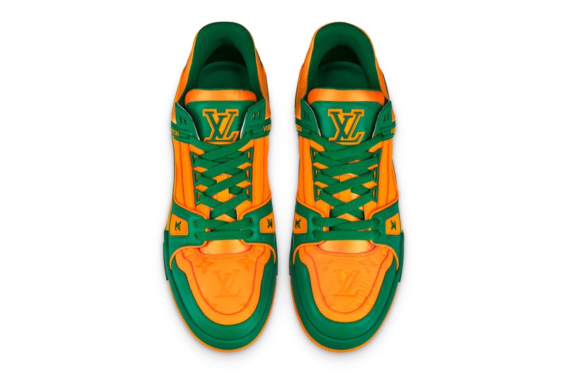 Louis Vuitton trainer sneaker vert green orange Miami nvprod2800230v#1A8WFI release footwear trainers sneakers kicks 