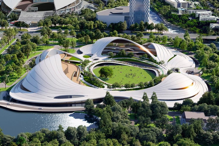 MAD Takes Inspiration From the Movements of the Wind for Jiaxing Civic Center's New Roof