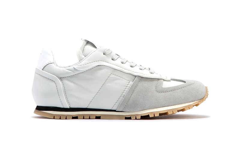 Maison Margiela Nylon Runner OG Silver Chalk White MMM MM6 Release Information Drop Date Sneaker Shoe Footwear Trainer HBX HYPEBEAST 