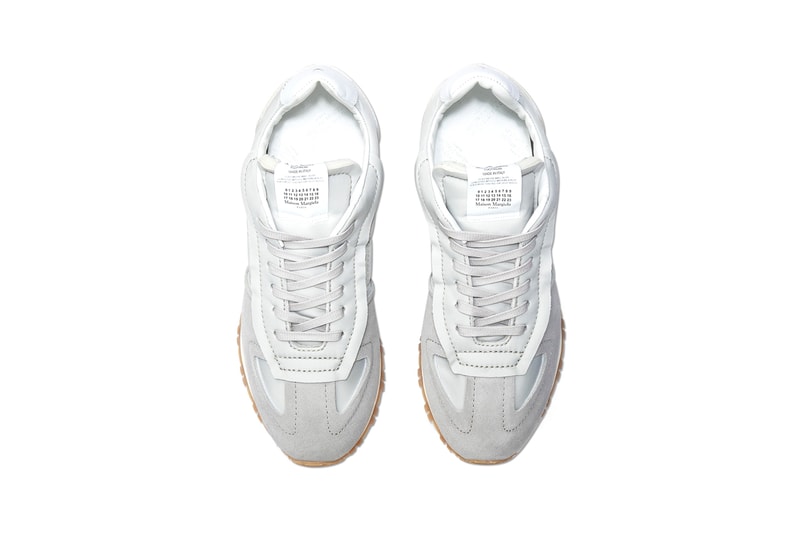 Maison Margiela Nylon Runner OG Silver Chalk White MMM MM6 Release Information Drop Date Sneaker Shoe Footwear Trainer HBX HYPEBEAST 