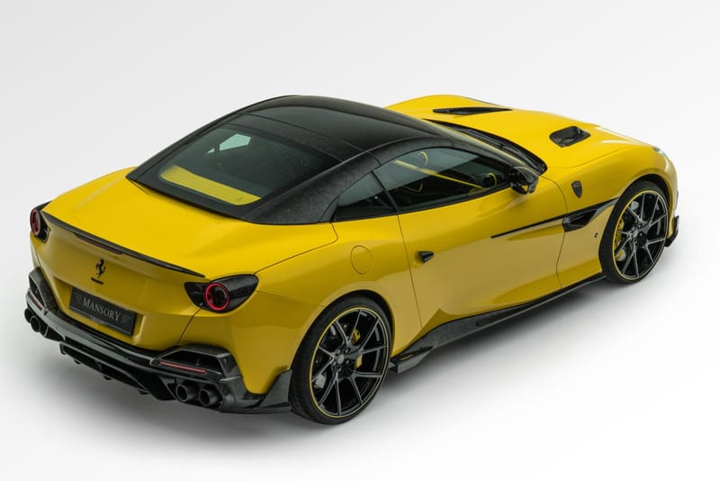 Mansory Adds Forged Carbon Fiber Retractable Roof to Ferrari's Portofino