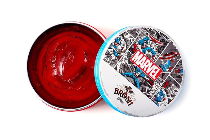 BROSH Captain America Theme Pomade 40s accessories mens grooming marvel steve rogers vintage comics retro info