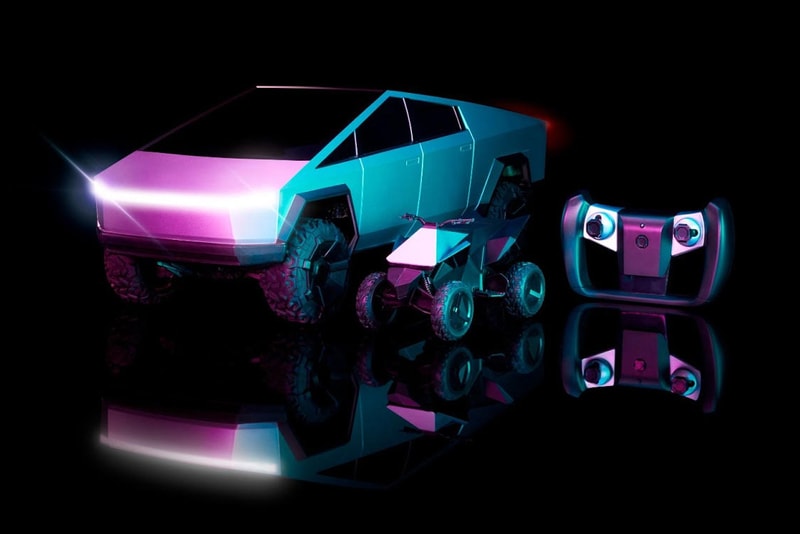 Mattel Creations Hot Wheels RC 1:10 Cybertruck, Cyberquad, release toys tesla elon musk cars suvs trucks cyberpunk Electric cars 