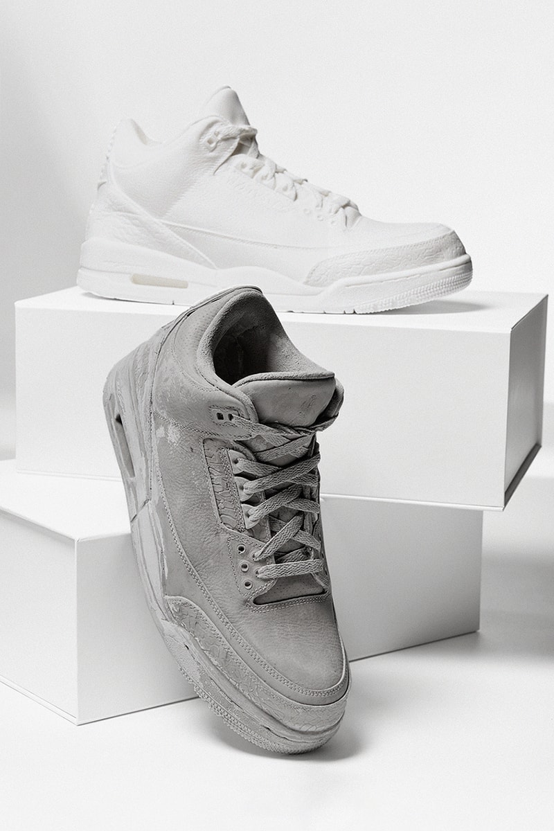 matthew senna air jordan 3 sculpture white resin cement resin metallic silver release info date store list buying guide photos price 