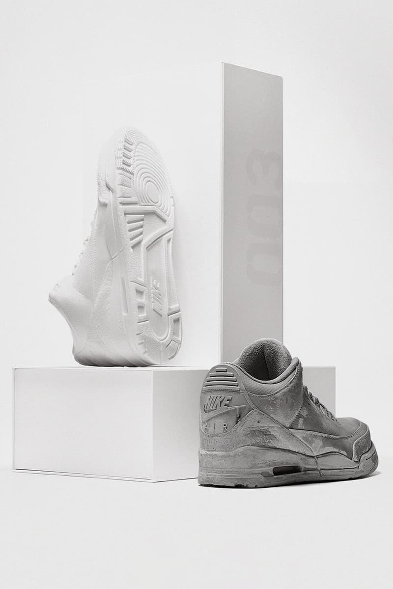 matthew senna air jordan 3 sculpture white resin cement resin metallic silver release info date store list buying guide photos price 