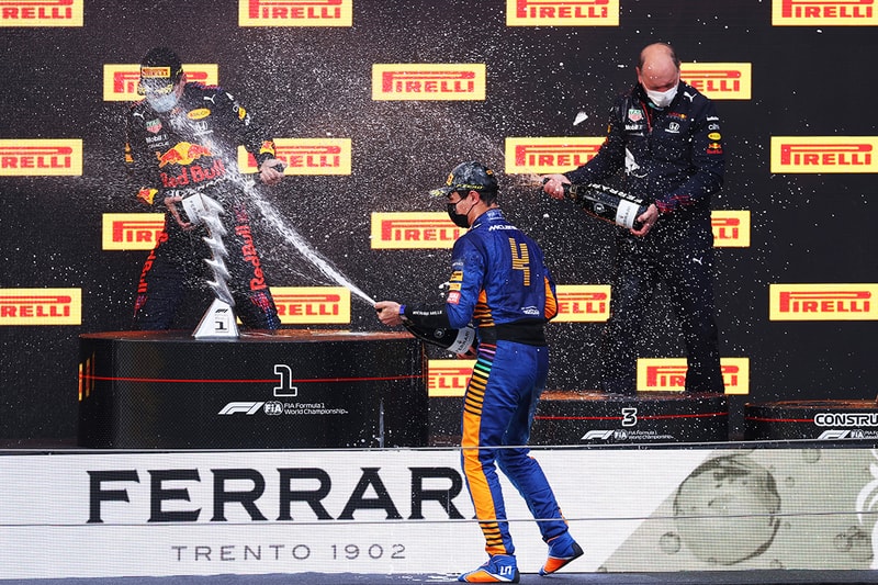 formula 1 monaco grand prix mclaren racing team lando norris gulf livery interview daniel ricciardo