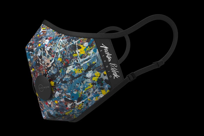 Medicom Toy and Airinum's New Face Masks Pay Homage to Jackson Pollock