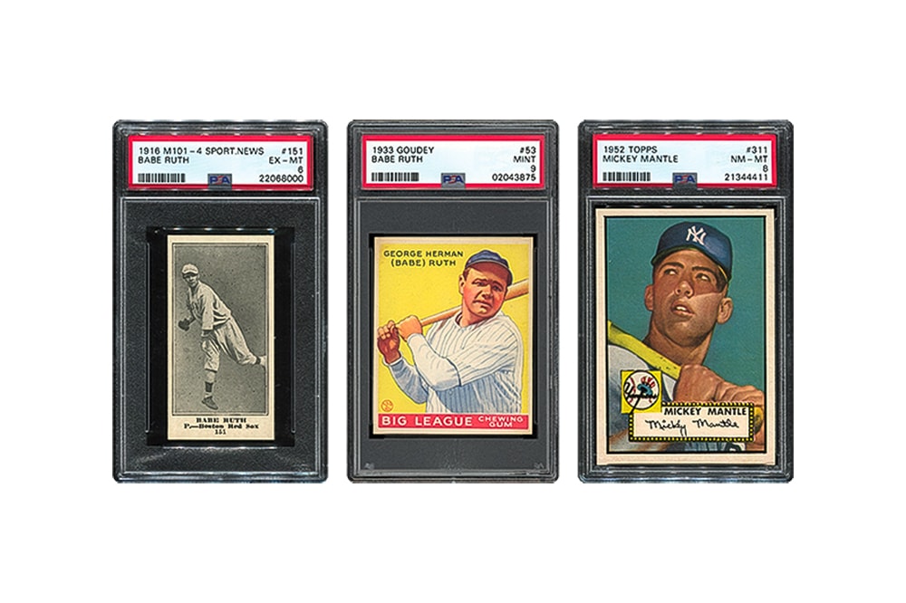 Memory lane Auctions 20 million usd Dr. Thomas Newman baseball card collection news 1933 Babe Ruth Goudey 1952 PSA 8 Mickey Mantle sports cards auctions Ty Cobb Lou Gehrig Honus Wagner Ted Williams Cy Young