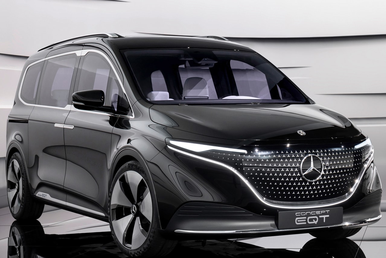 Mercedes-Benz Concept EQT T-Class Van Small People Carrier MPV Electric Cars German Engineering Modern Contemporary Design First Look Transport