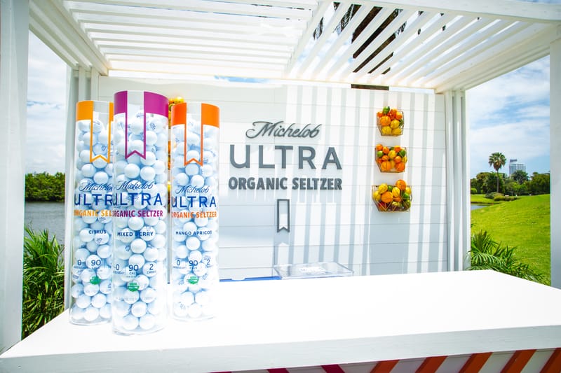Michelob ULTRA Organic Seltzer Built a Bar Inside a Sand Bunker at HYPEGOLF Miami