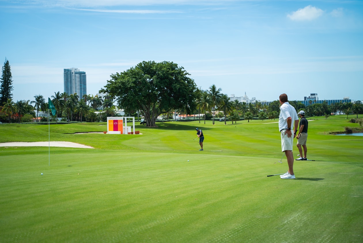 Michelob ULTRA Organic Seltzer Sand Bunker Bar at HYPEGOLF Miami