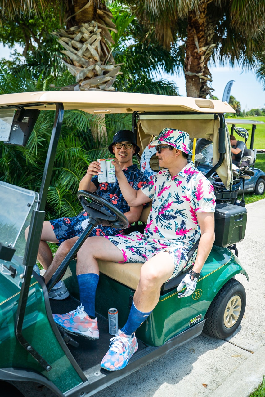 Michelob ULTRA Organic Seltzer Sand Bunker Bar at HYPEGOLF Miami