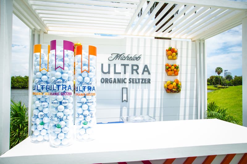 Michelob ULTRA Organic Seltzer Sand Bunker Bar at HYPEGOLF Miami