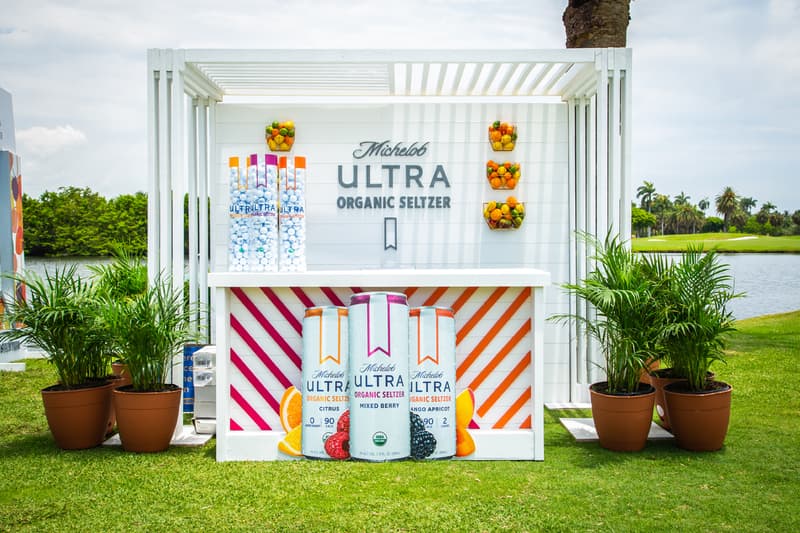 Michelob ULTRA Organic Seltzer Sand Bunker Bar at HYPEGOLF Miami