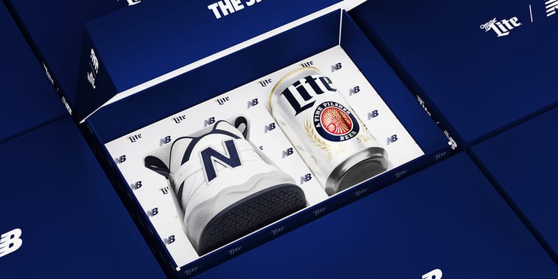 miller lite new balance shoezie