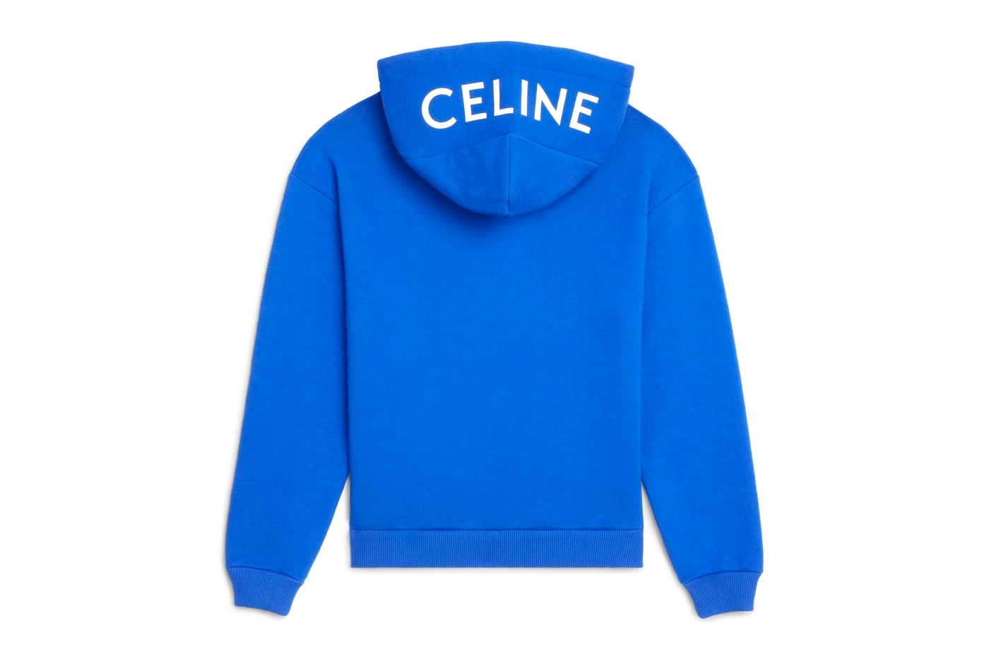 Celine Loose Cotton Sweatshirt with Studs Grey/Black