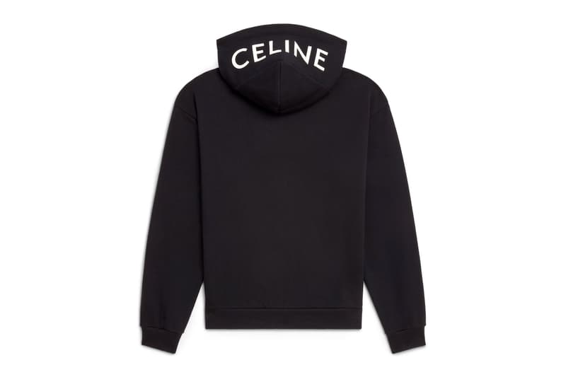 MONOCHROMS by CELINE ready to wear fw2021 release  Hedi Slimane basics sportswear lounge comfort hoodies