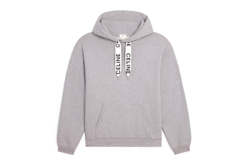 MONOCHROMS by CELINE ready to wear fw2021 release  Hedi Slimane basics sportswear lounge comfort hoodies