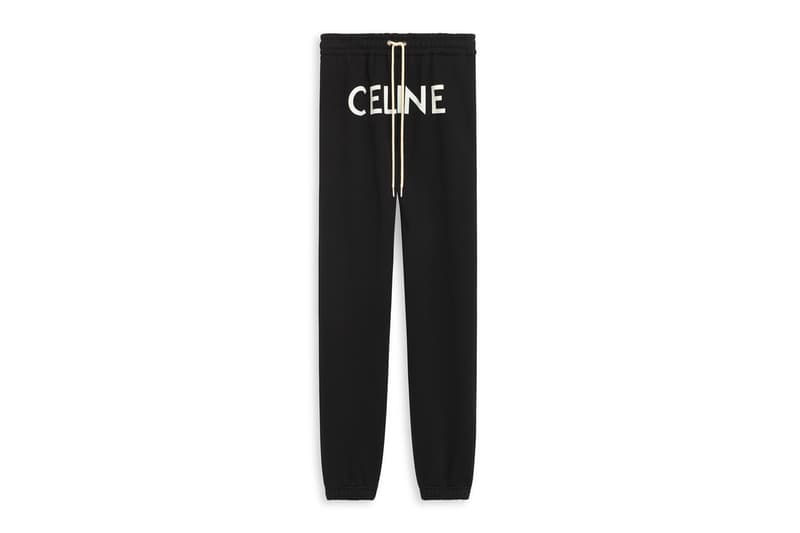 MONOCHROMS by CELINE ready to wear fw2021 release  Hedi Slimane basics sportswear lounge comfort hoodies