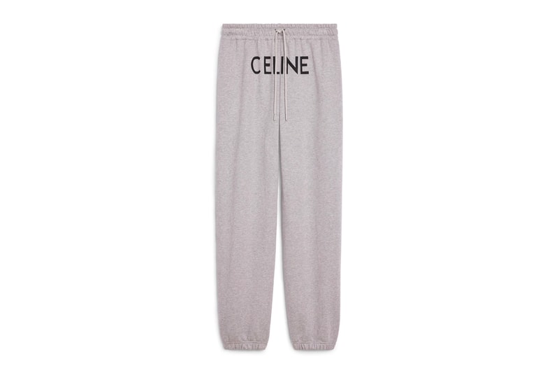 MONOCHROMS by CELINE ready to wear fw2021 release  Hedi Slimane basics sportswear lounge comfort hoodies
