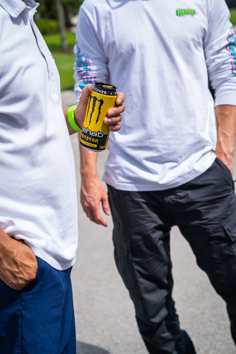 Monster "REFRESH + RECOVER + REVIVE" at HYPEGOLF Miami Free Energy Drinks Stall Booth Activation