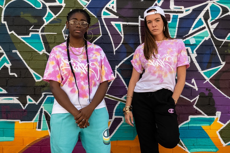 Lady Pink Tags a T-Shirt for the Museum of Graffiti and Champion