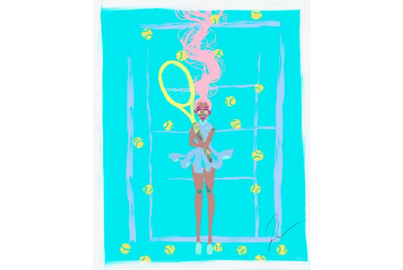 Naomi Osaka Mari Osaka NFT non-fungible tokens digital art tennis sports sisters grand slam play academy nike tagheuer louis vuitton ambassador basic space japanese japan trindadian trinidad mixed-race asian athlete aapi tokyo olympics met gala nike fashion 