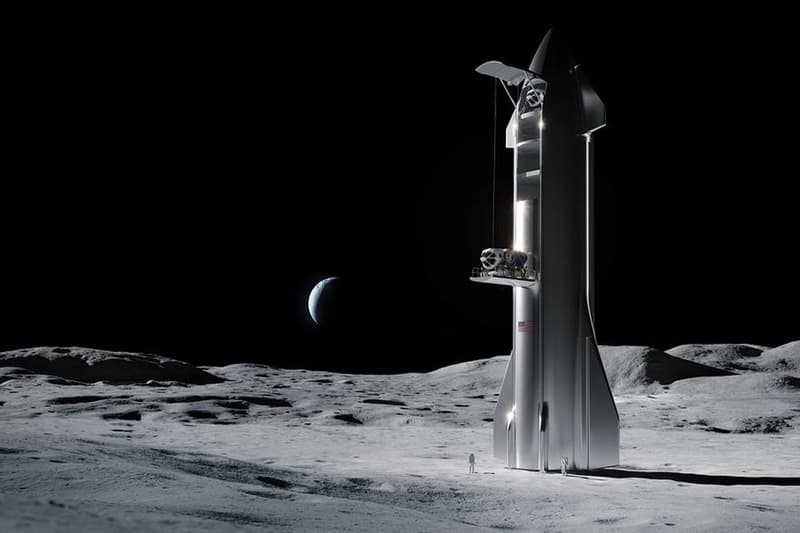 nasa spacex elon musk jeff bezos blue origin dynetics lunar lander moon rocket ship contract deal suspension complaint filings 