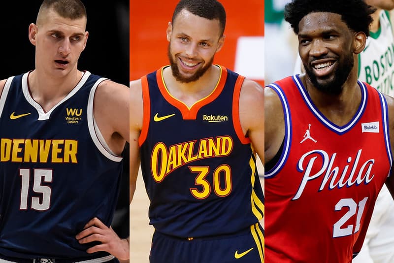 NBA MVP Award Finalists Nikola Jokic Stephen Curry Joel Embiid 2020 to 2021 Poll