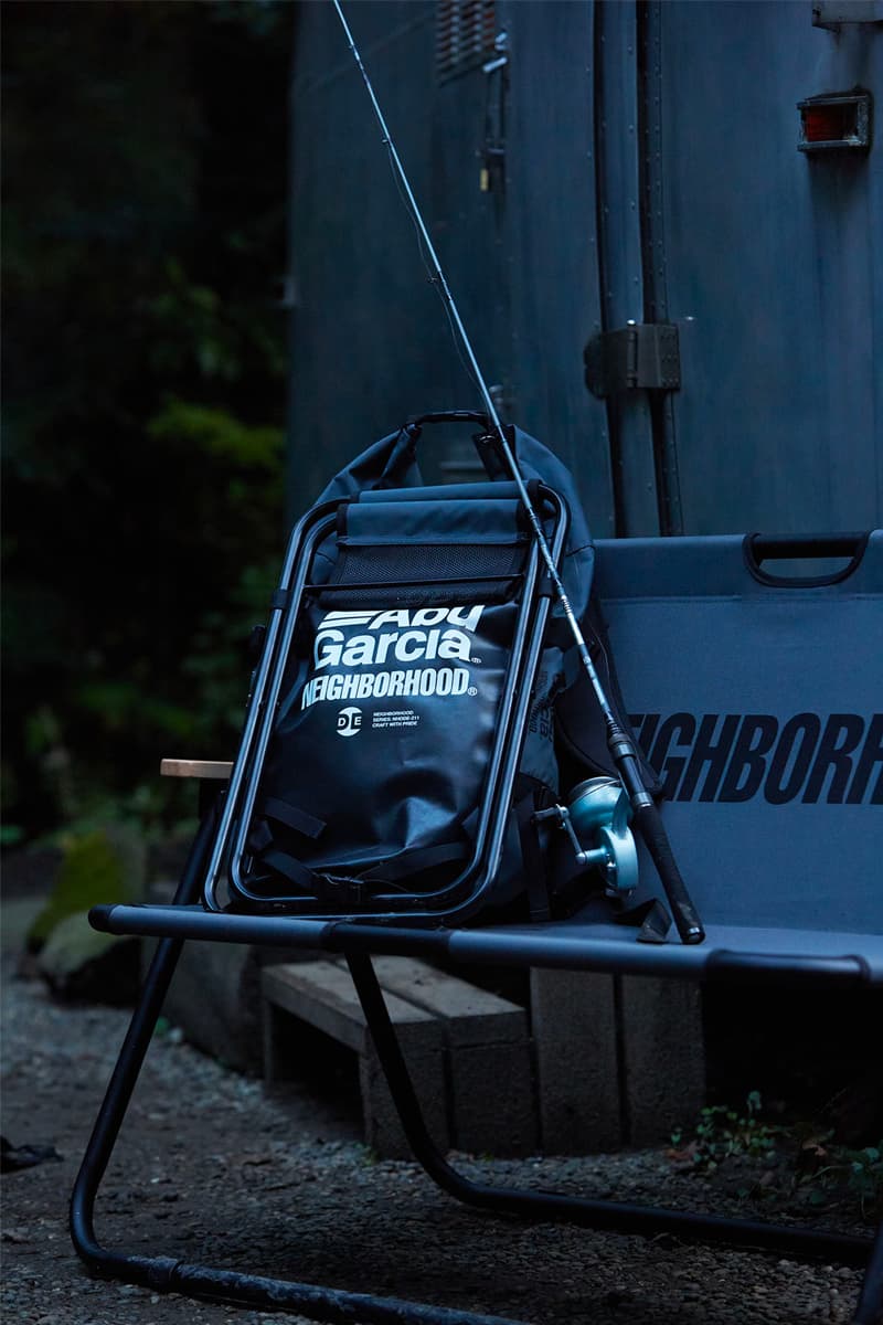 NEIGHBORHOOD SS21 Outdoors Fishing Gear outdoor fishing gear capsule belmont inavance abu-garcia bluestorm release Japan thermos