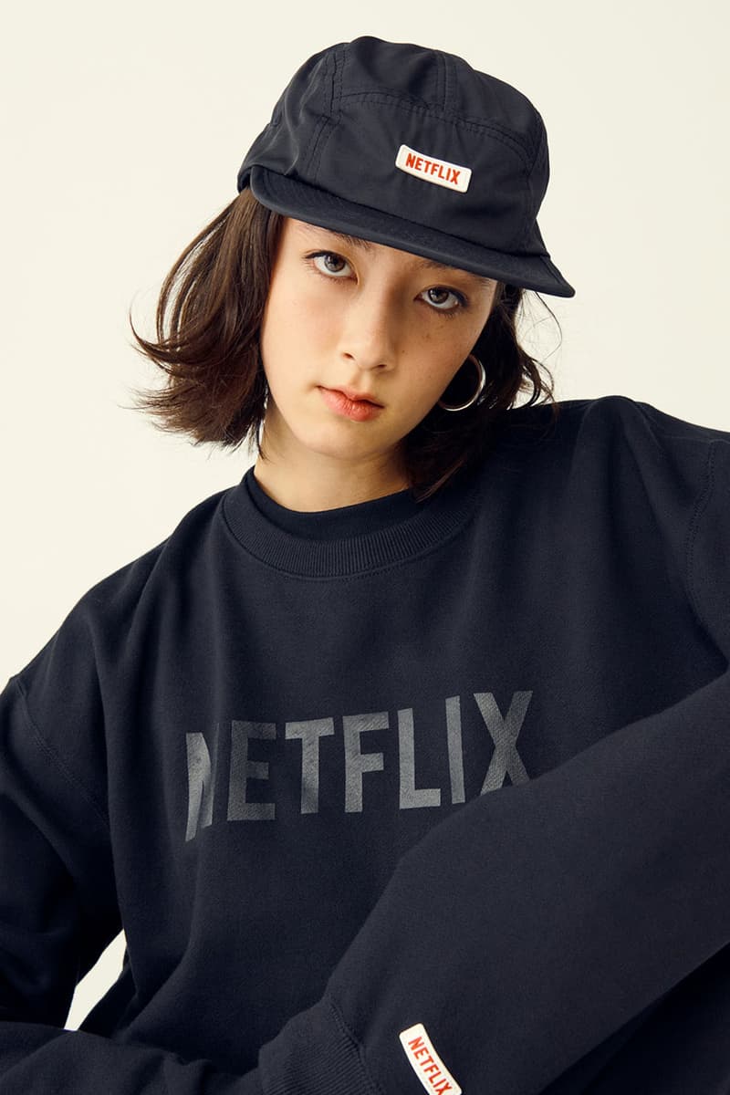 netflix beams 2021 collaboration merch menswear streetwear t shirts long sleeves accessories hats caps info