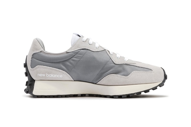 New Balance 327 Grey Purple 290563 Release Information Drop Date Closer First Look Sneaker Shoe Footwear Trainer HBX HYPEBEAST Suede Nylon