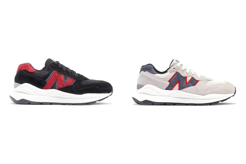 New Balance's 57/40 Shows Its Versatility With "Munsell White" and "Charcol/Red" Colorways