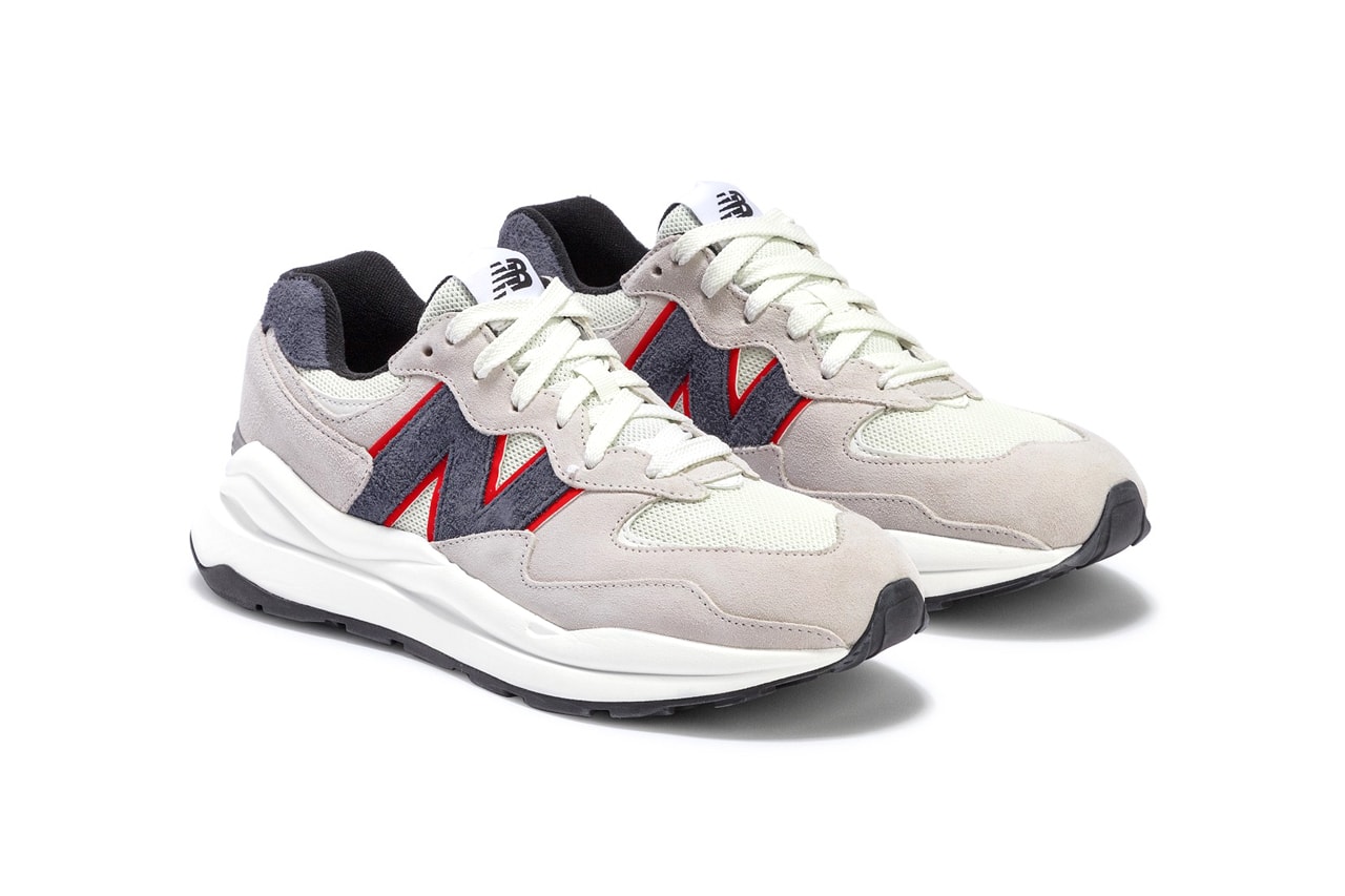 New Balance 57/40 "Munsell White" "Charcoal/Red" Sneaker Release Information Drop Date Closer First Look Swooshes Hidden Twitter Reactions HBX OG
