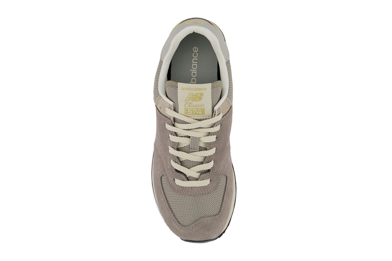 new balance 574 un n ding no logo gray gold sail U574GDY official release date info photos price store list buying guide