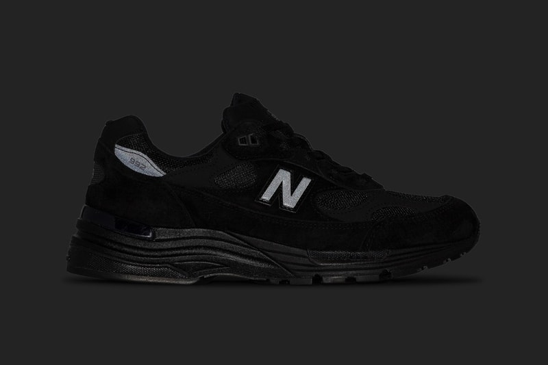 new balance 992 all black m992ea reflective made in usa official release date info photos price store list buying guide